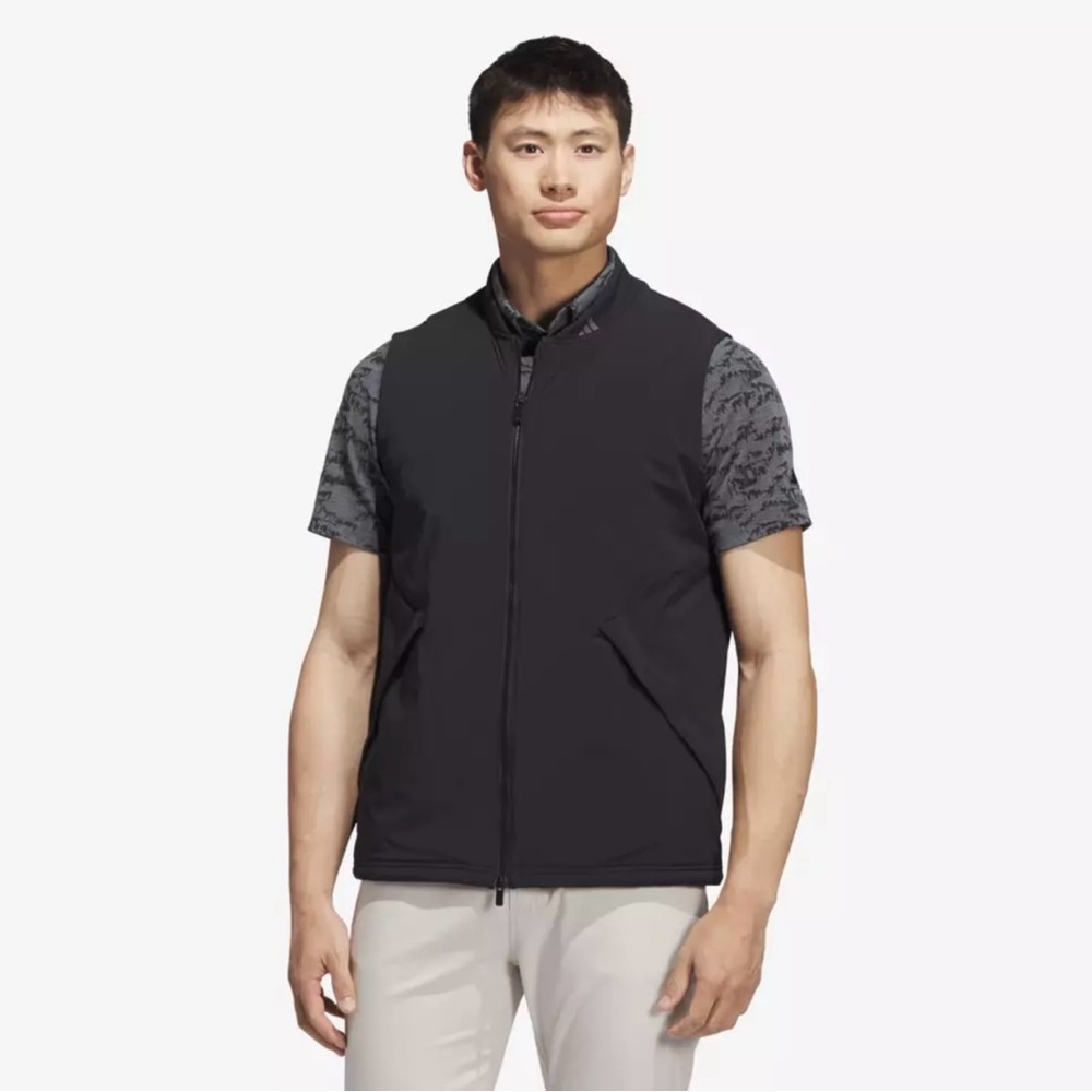 Mens Adidas Ultimate 365 Tour Frostguard Full-Zip Padded Golf Vest Black 2XL NWT
